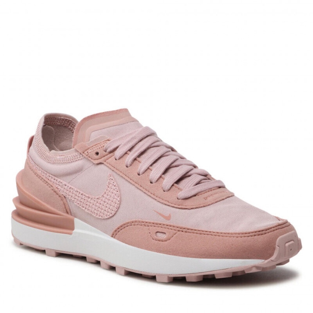 Women's Nike Waffle One Pink White Size 9